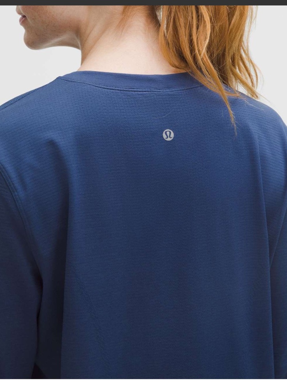lululemon Swiftly Relaxed Long Sleeve Shirt Blue Twill - Picture 4 of 9